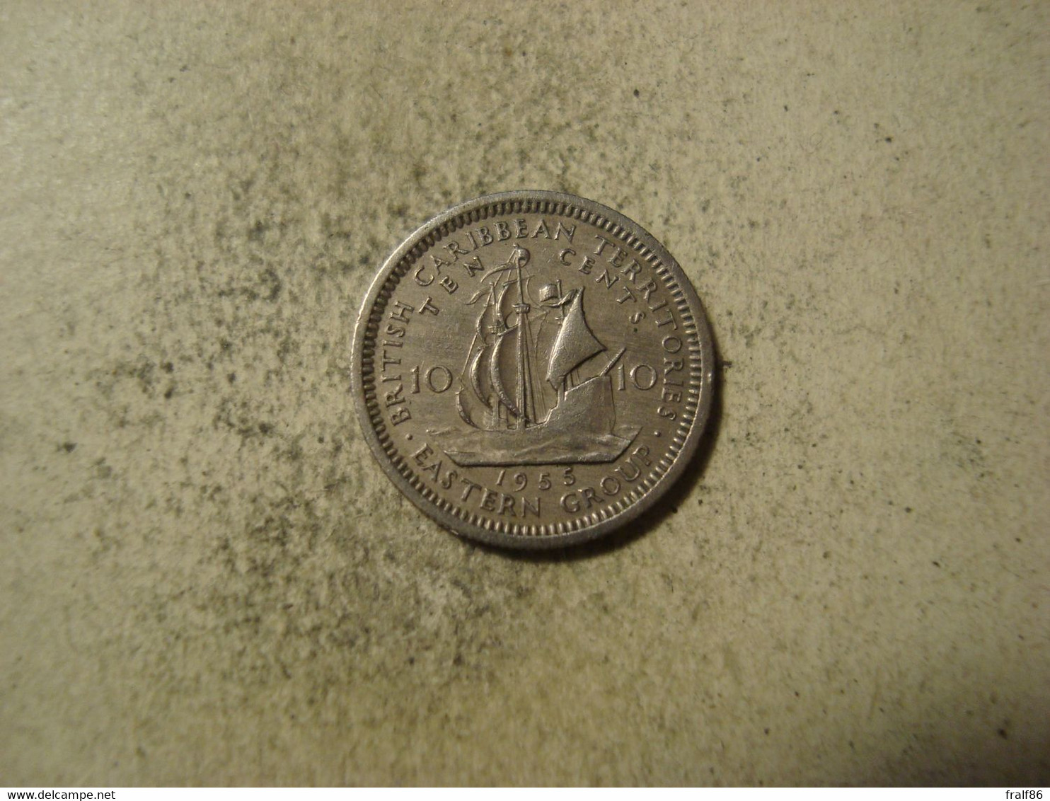 MONNAIE CARAIBES ORIENTALES 10 CENTS 1955 - East Caribbean Territories