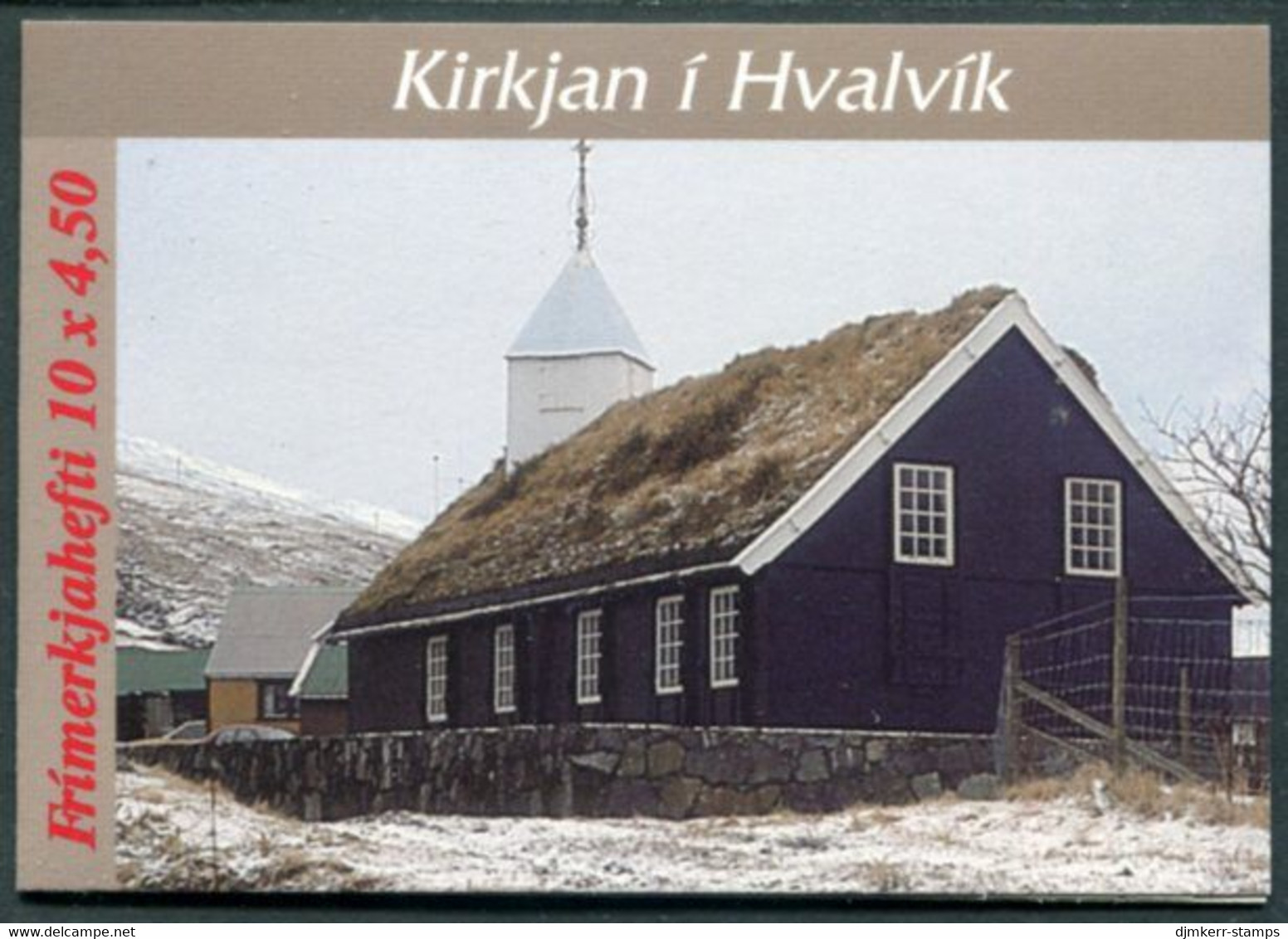 FAROE IS. 1997 Christmas: Hvalvik Church Booklet MNH / **.  Michel 326-27, MH14 - Islas Faeroes