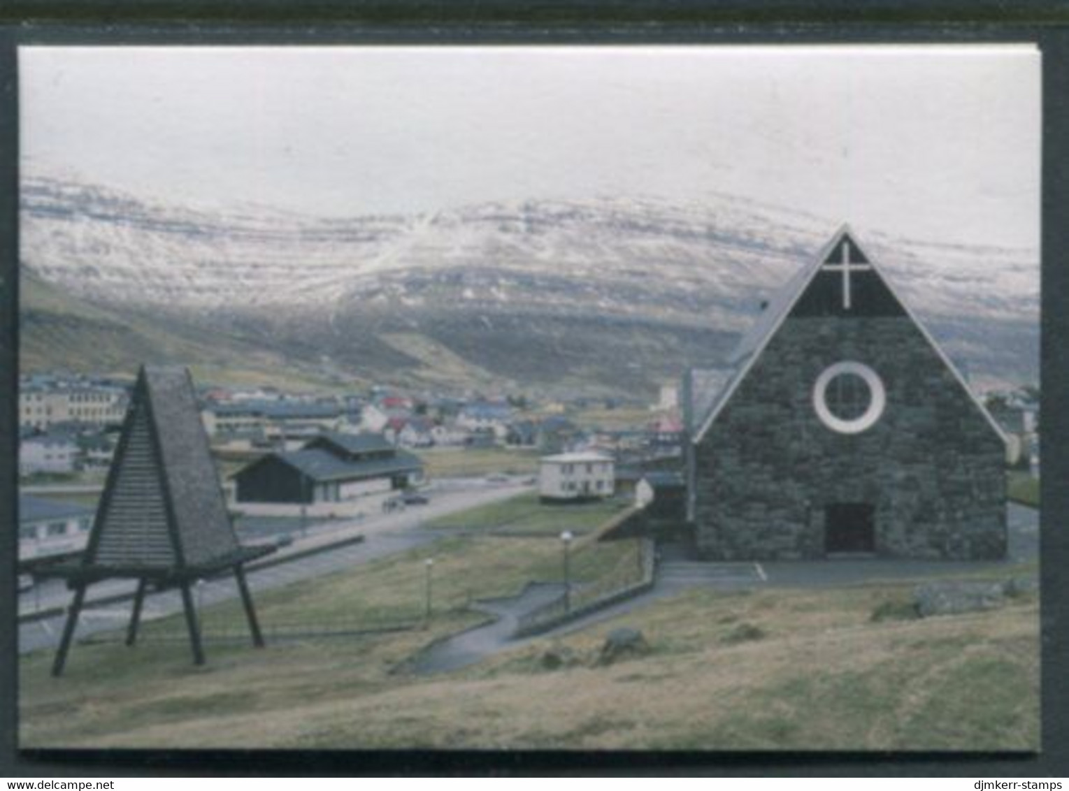 FAROE IS. 1996 Christmas: Klaksvik Church Booklet MNH / **.  Michel 308-09, MH12 - Islas Faeroes