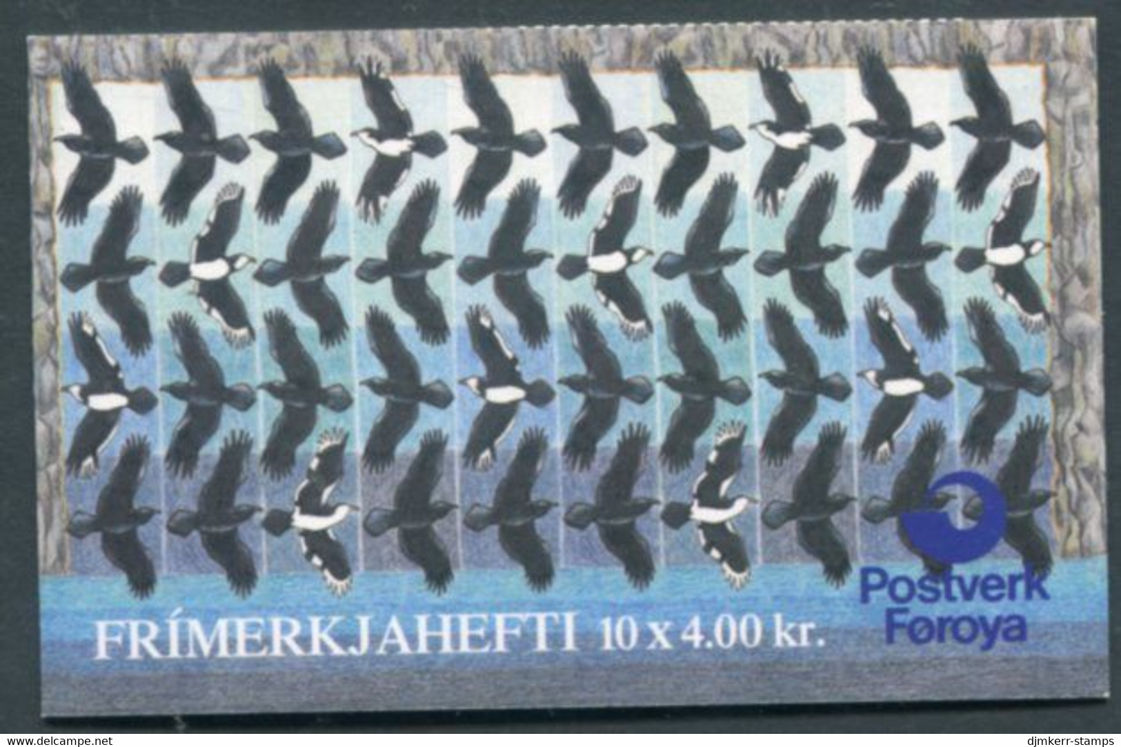 FAROE IS. 1995 Ravens Booklet MNH / **.  Michel 283-84, MH9 - Faroe Islands