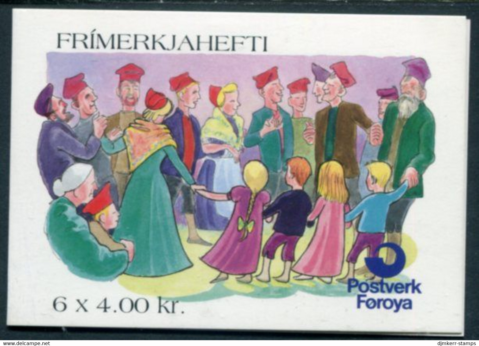 FAROE IS. 1994 Winter Customs Booklet MNH / **.  Michel 270-71, MH8 - Faroe Islands