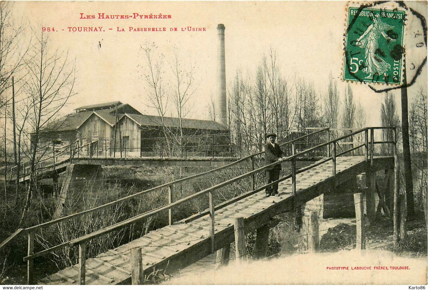 Tournay * La Passerelle De L'usine * Industrie * Pont - Tournay