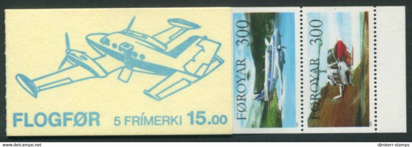 FAROE IS. 1985 Aircraft Booklet MNH / **.  Michel 125-29, MH3 - Islas Faeroes
