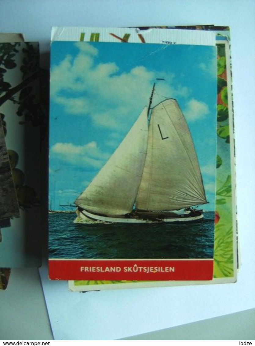 Nederland Holland Pays Bas Friesland Skutsjesilen Boot Lemmer - Lemmer