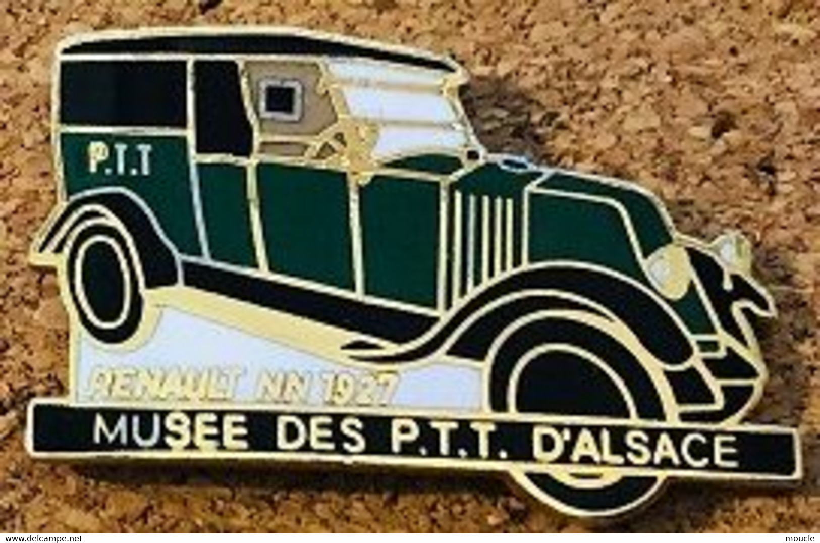 MUSEE DES P.T.T. D'ALSACE - FRANCE - VOITURE - CAR - AUTOMOBILE - AUTO - RENAULT NN 1927 - VERTE - GREEN -  (28) - Renault