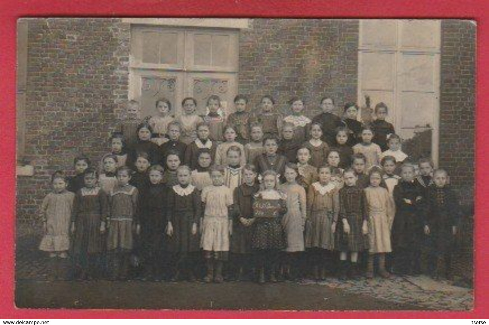 Petit Dour - Groupe Scolaire De Filles ... Carte Photo ( Voir Verso ) - Dour