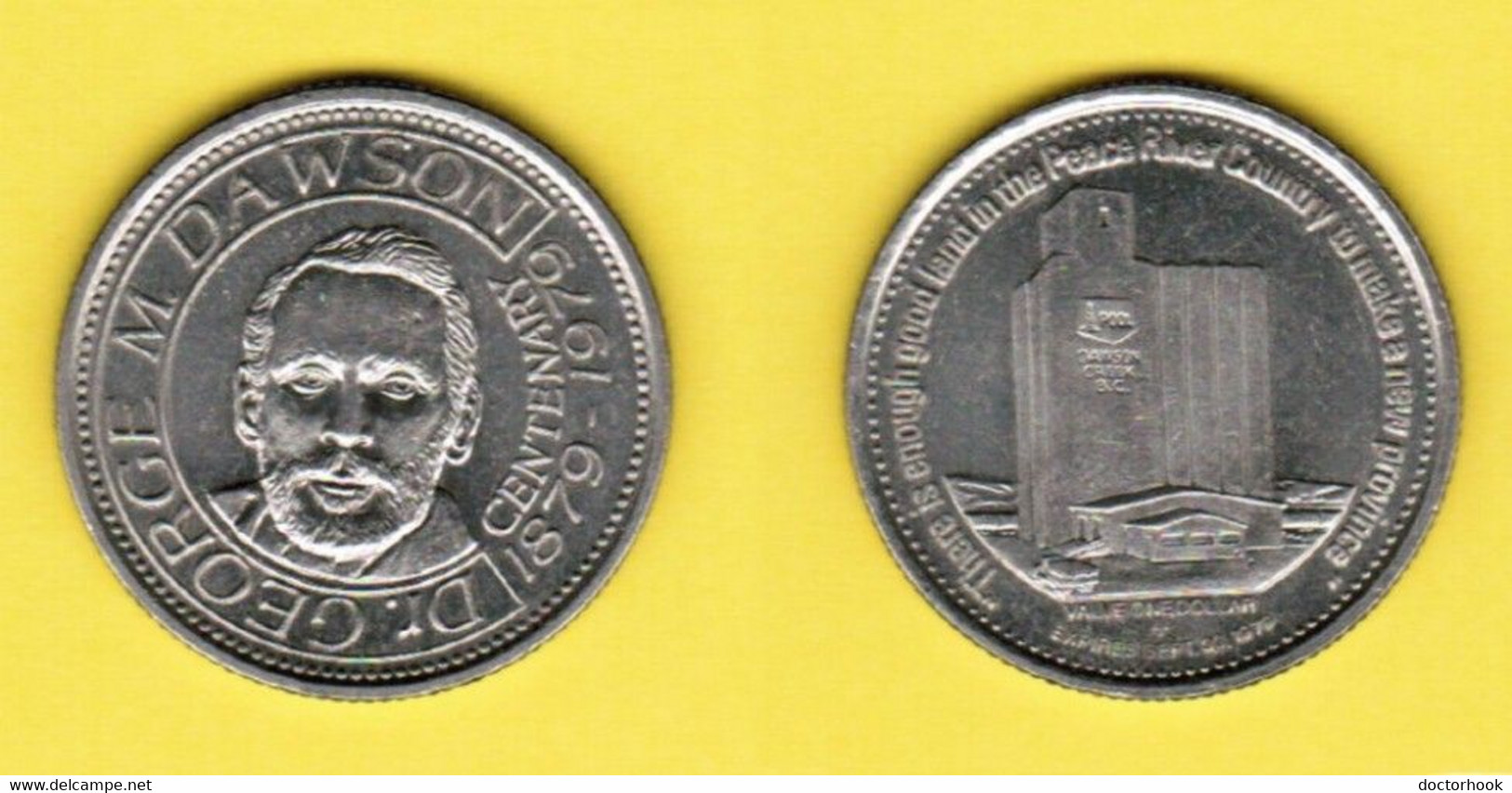 CANADA   1979 DAWSON DOLLAR TRADE TOKEN (T-74) - Gewerbliche