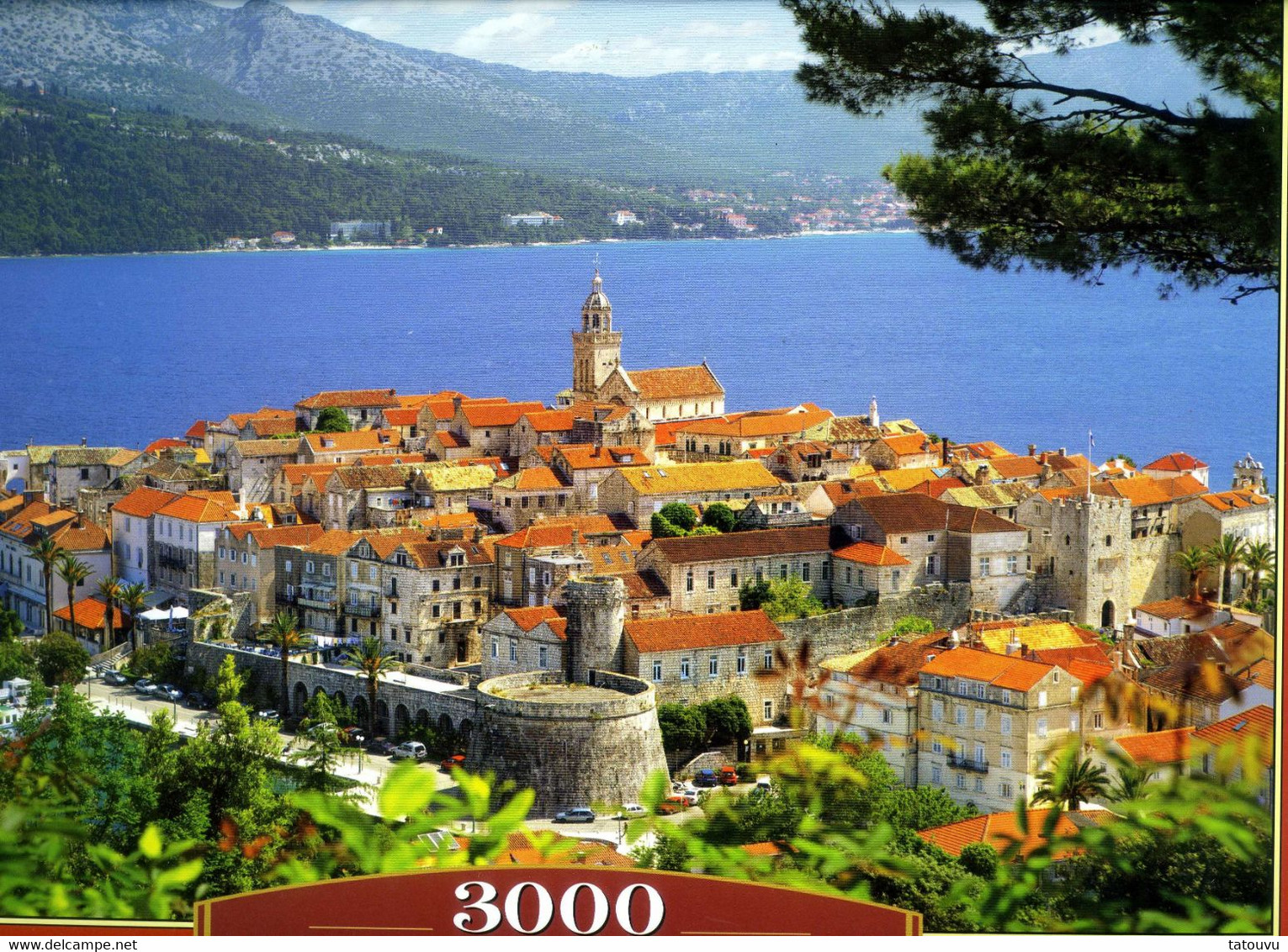 Puzzle "Croatie : Korcula" 3000 Pièces! 92cm Sur 68cm Ed.Castorland Neuf Sous Cello! - Puzzle Games
