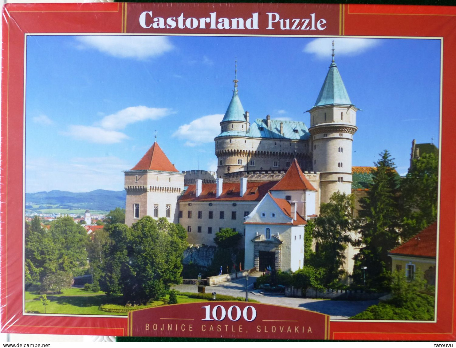 PUZZLE ""Château Bojnice" Slovaquie" 1000 Pièces  Editions Castorland 75cm Sur 50cm NEUF Avec CELLO* !! - Rompecabezas