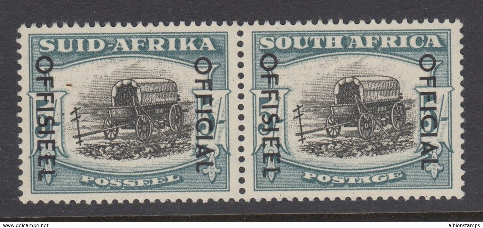 South Africa, Scott O52 (SG O50), MLH - Dienstzegels