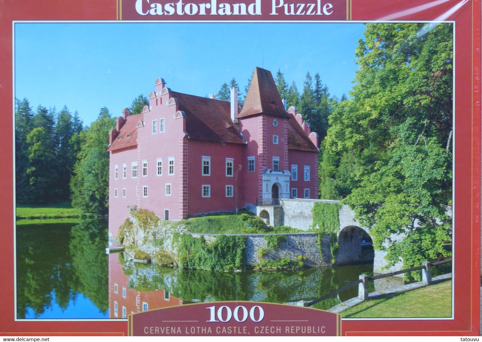 PUZZLE "Château Lotha Cervena, République Tchèque" 1000 Pièces  Editions Castorland 68cm Sur 47cm NEUF Avec CELLO* !! - Puzzles