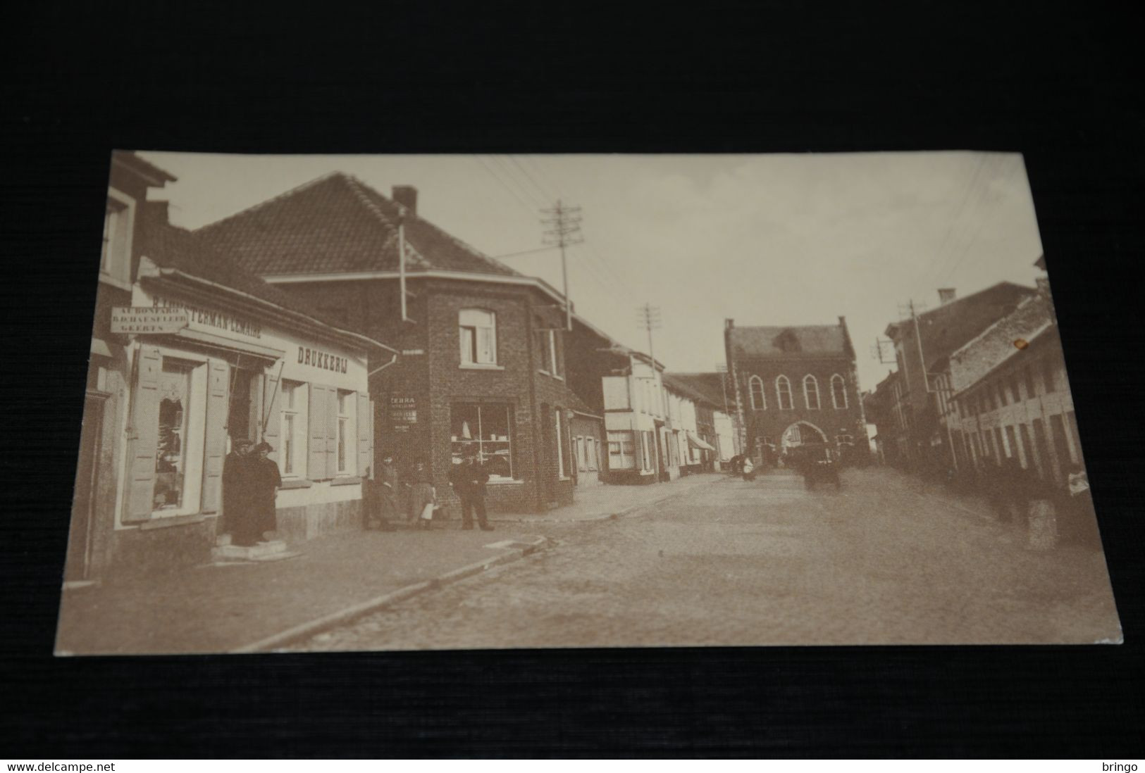 32085-                  NINOVE, KOEPOORTSTRAAT, POSTKAART HERUITGAVE PERRETTE, NOVESIA, DE BEUKELAER / RECLAME - Ninove