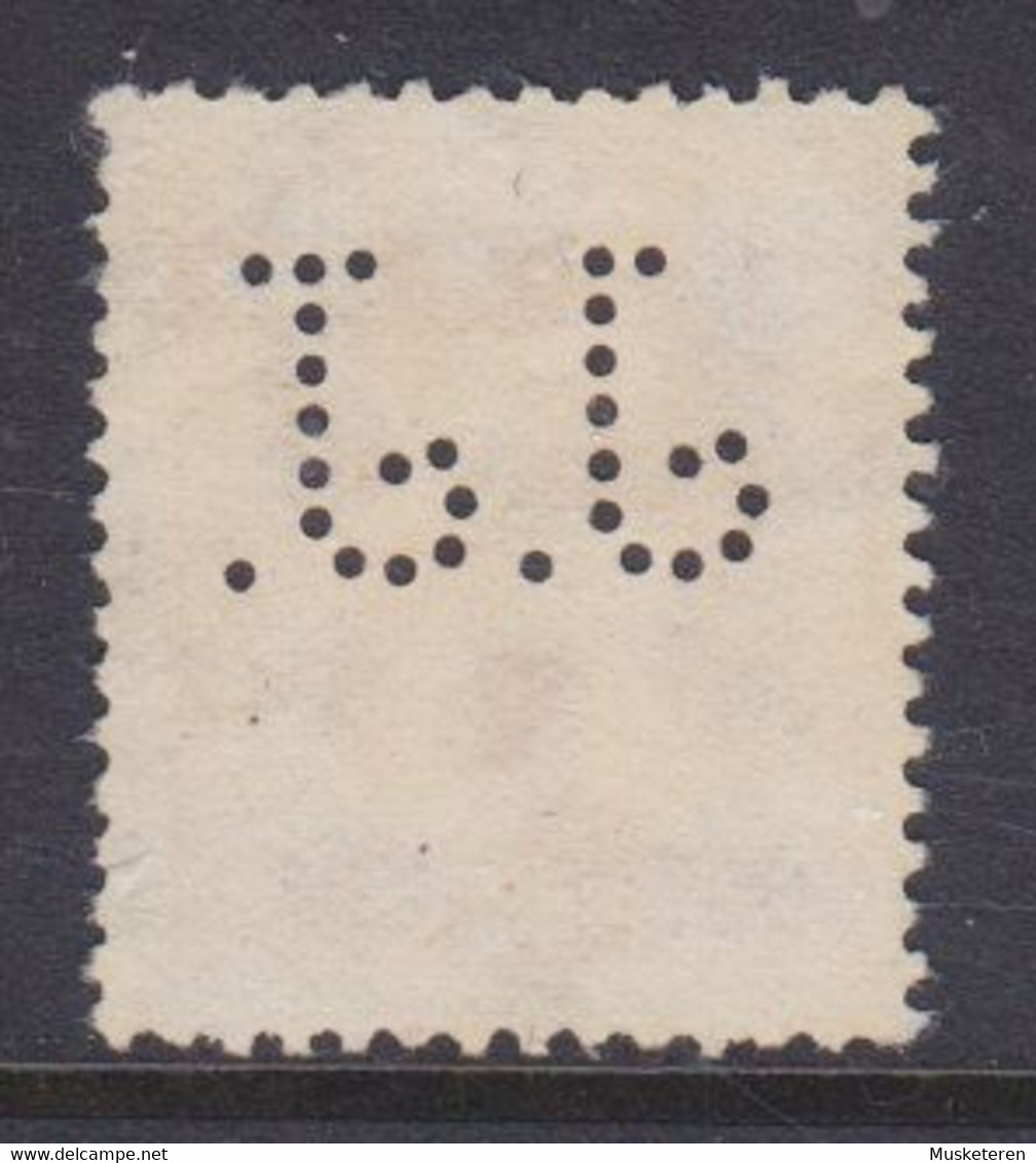 Denmark Perfin Perforé Lochung (J13) 'J.J.' Jørgen Jensens Eftf., København Chr. X. Stamp PEN Cancelled !! (2 Scans) - Errors, Freaks & Oddities (EFO)