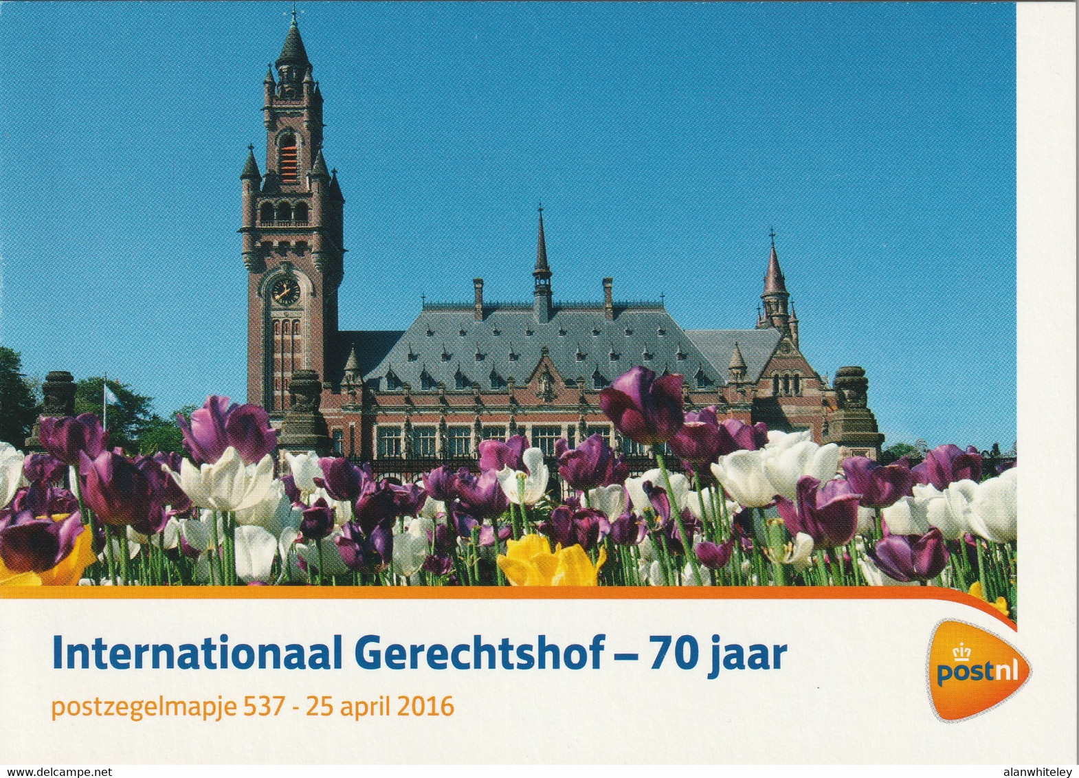 NETHERLANDS 2016 70th Anniversary Of The International Court Of Justice: Presentation Pack UM/MNH - Servizio