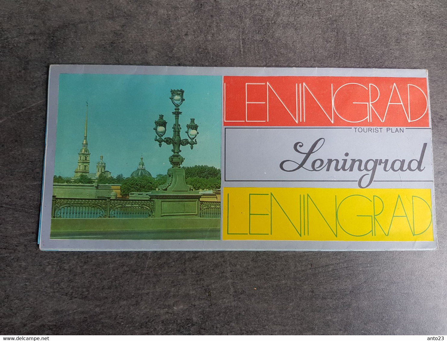 USSR. Leningrad  - Plan Touristique - Monde