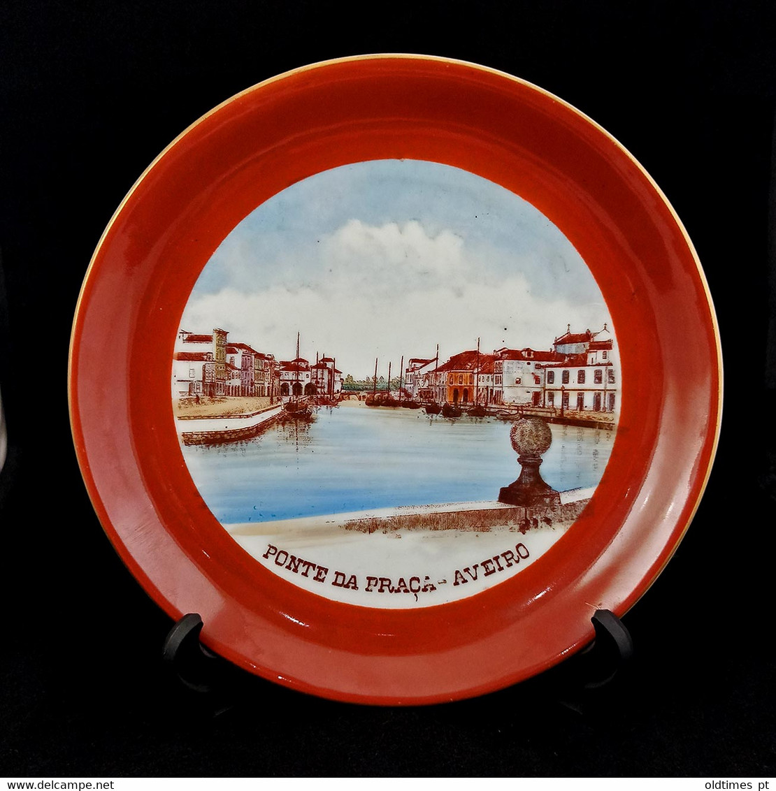 PORTUGAL - AVEIRO - PONTE DA PRAÇA - PORCELANA VISTA ALEGRE - 1881-1921 - Otros & Sin Clasificación