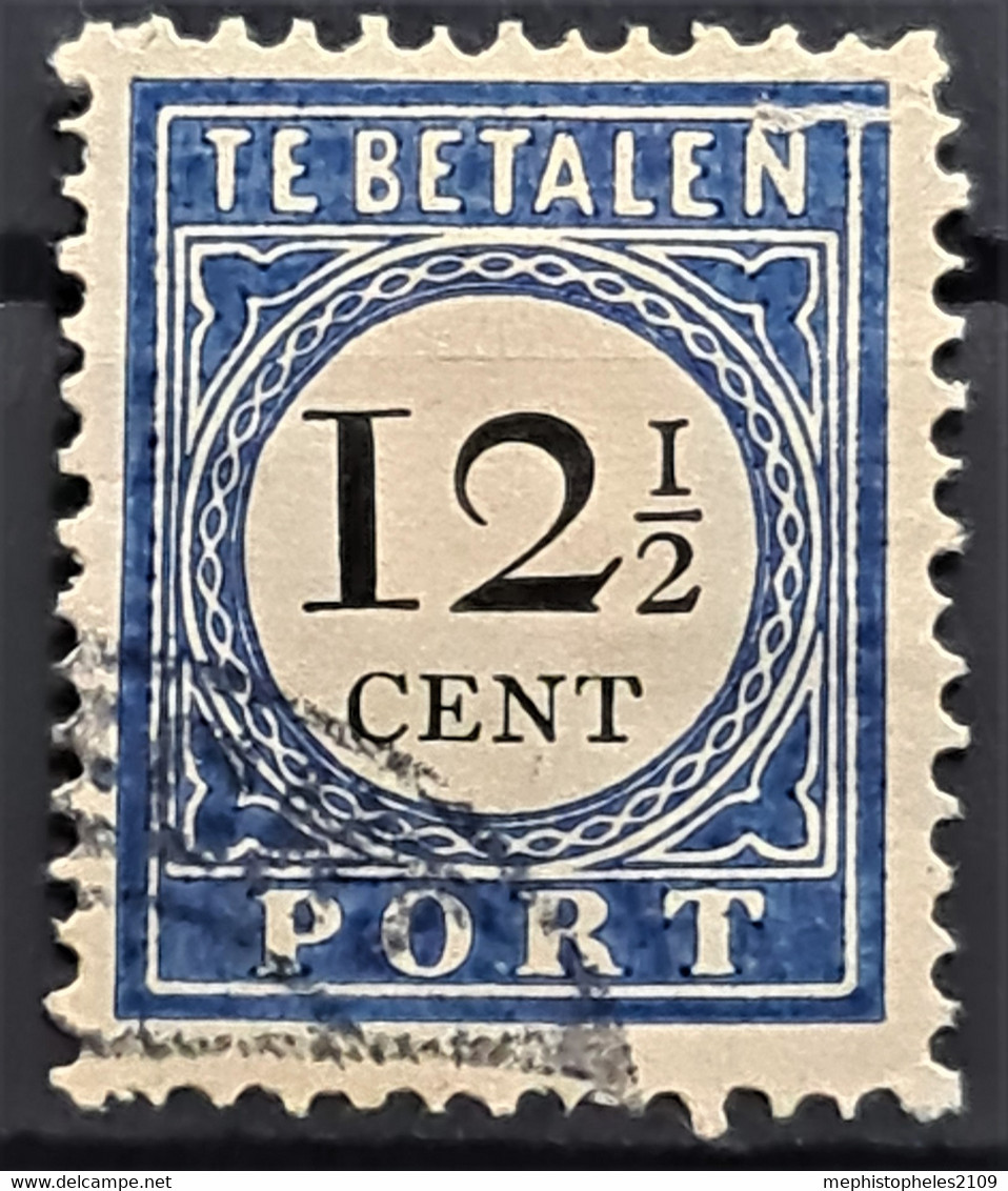 NETHERLANDS 1881 - Canceled - Sc# J8aI - Postage Due 12.5c - Taxe