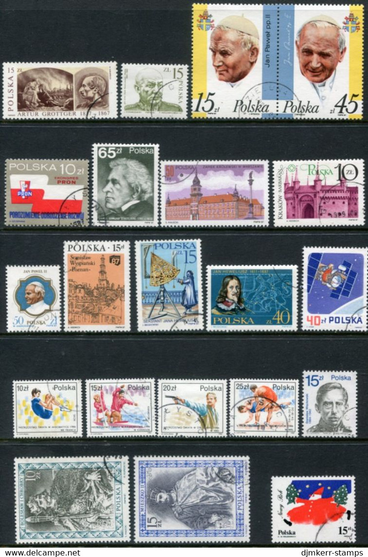 POLAND 1987 Sixteen Complete Issues Used. - Gebraucht