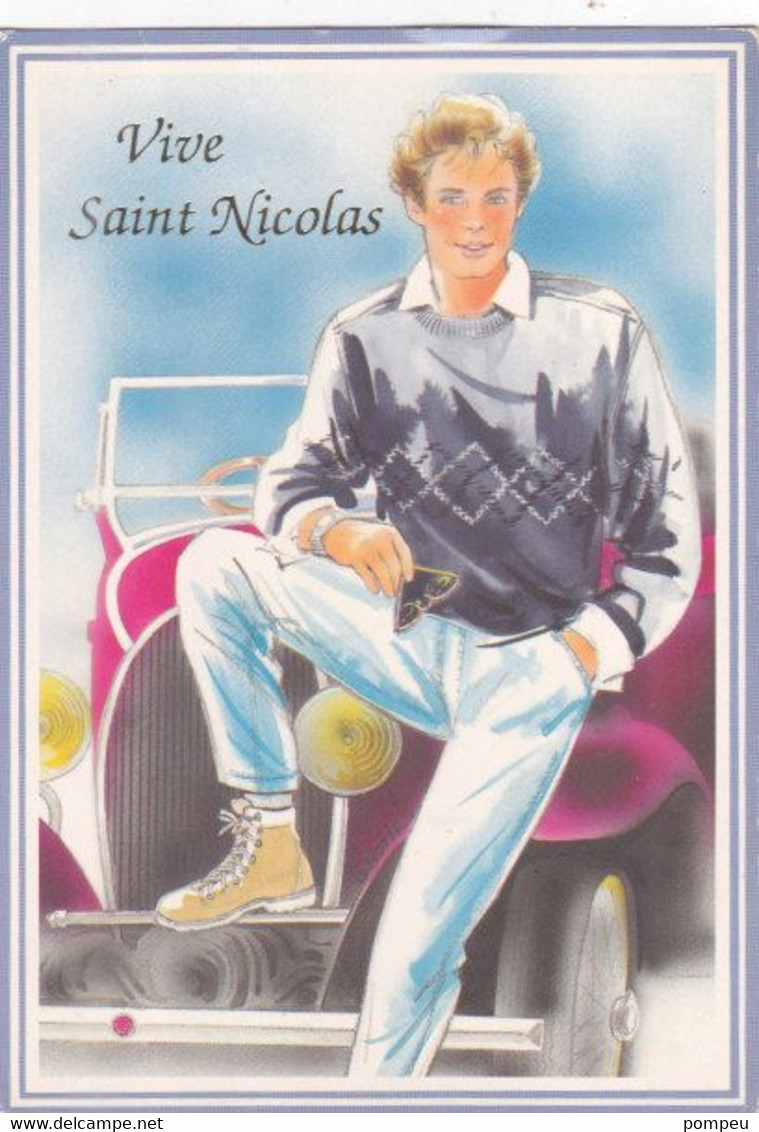 QO - Lote 6 Cartes - Fantasie - Vive Saint Nicolas - 5 - 99 Postcards