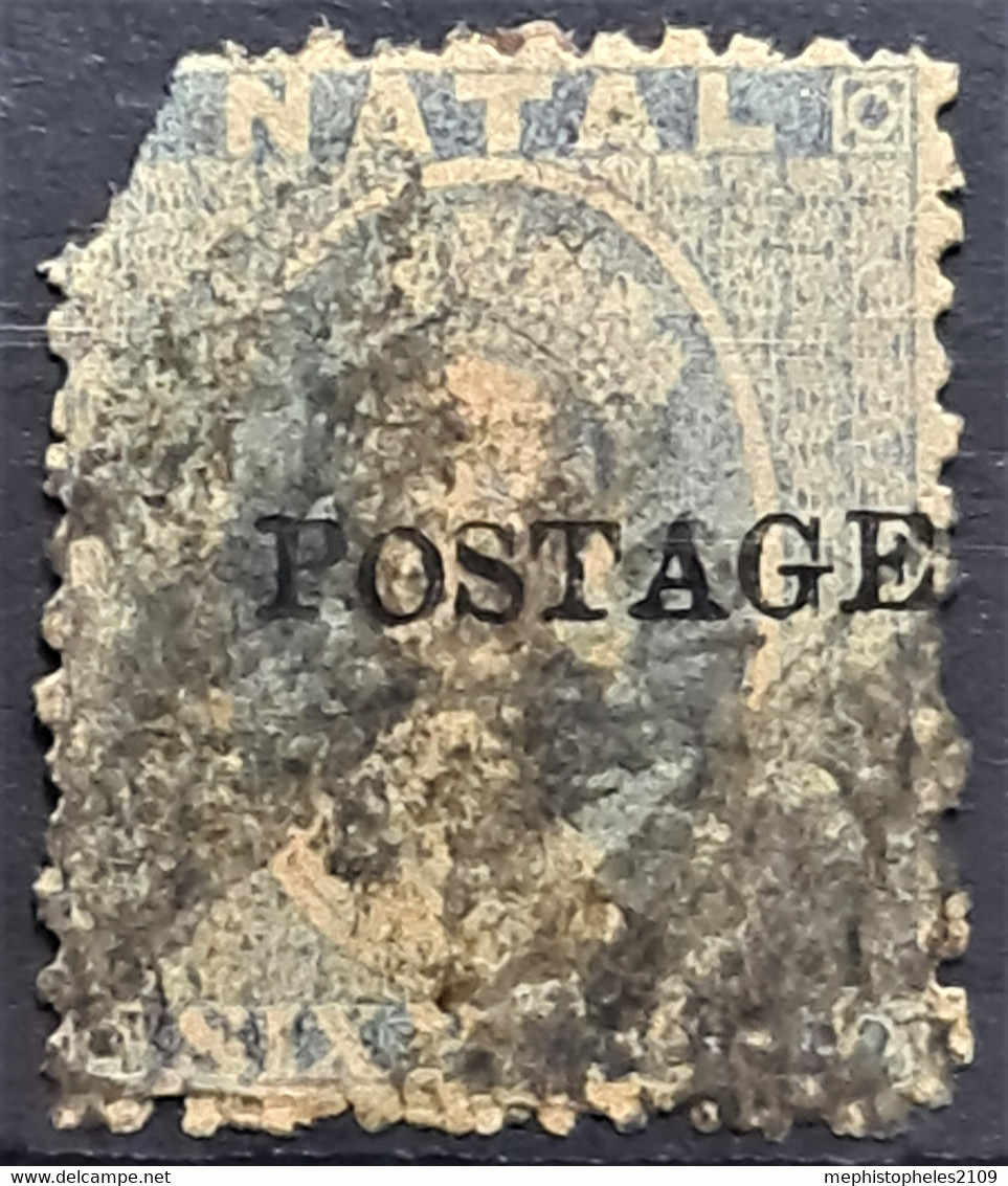 NATAL 1869 - Canceled - Sc# 32 - Damaged On Upper Left Corner - Natal (1857-1909)