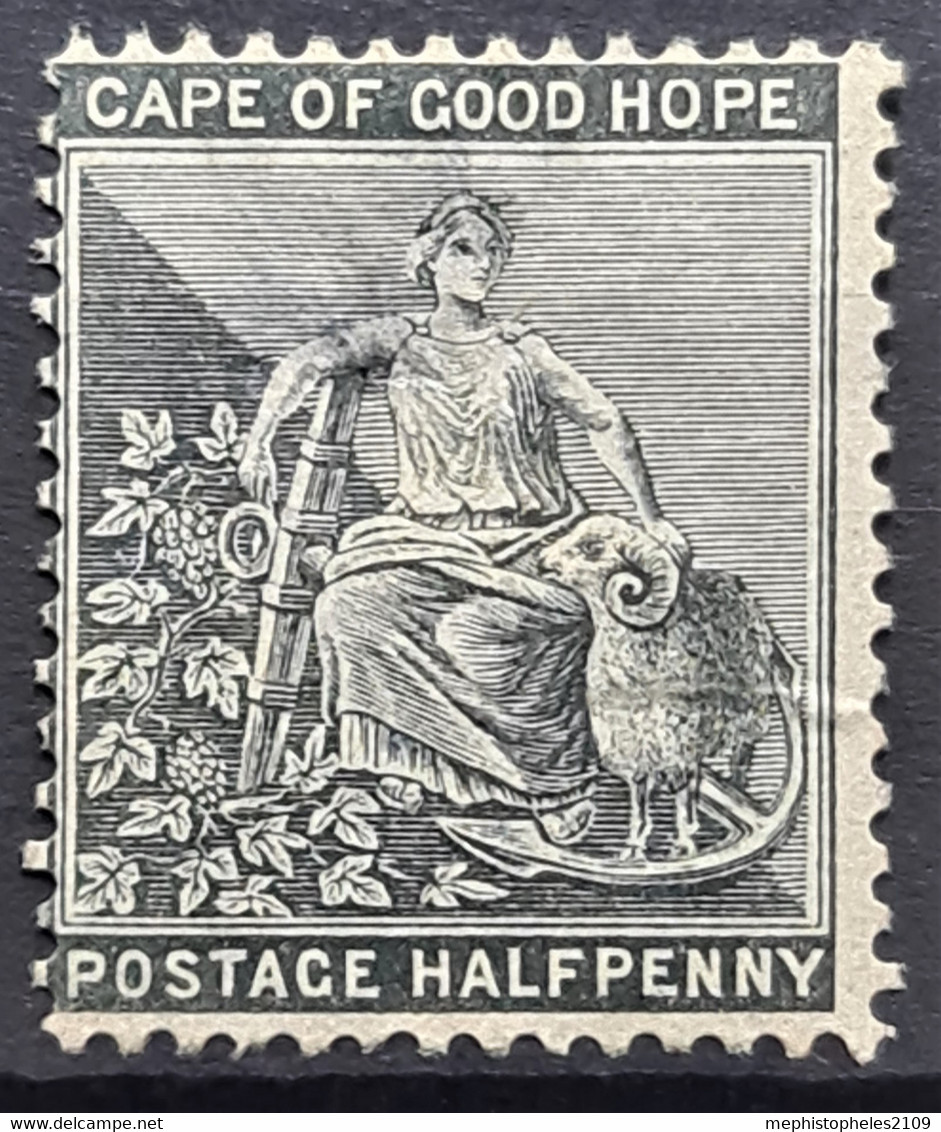 CAPE OF GOOD HOPE 1871 - Canceled - Sc# 23 - Center (shoulder) Damaged And Thin! - Cap De Bonne Espérance (1853-1904)