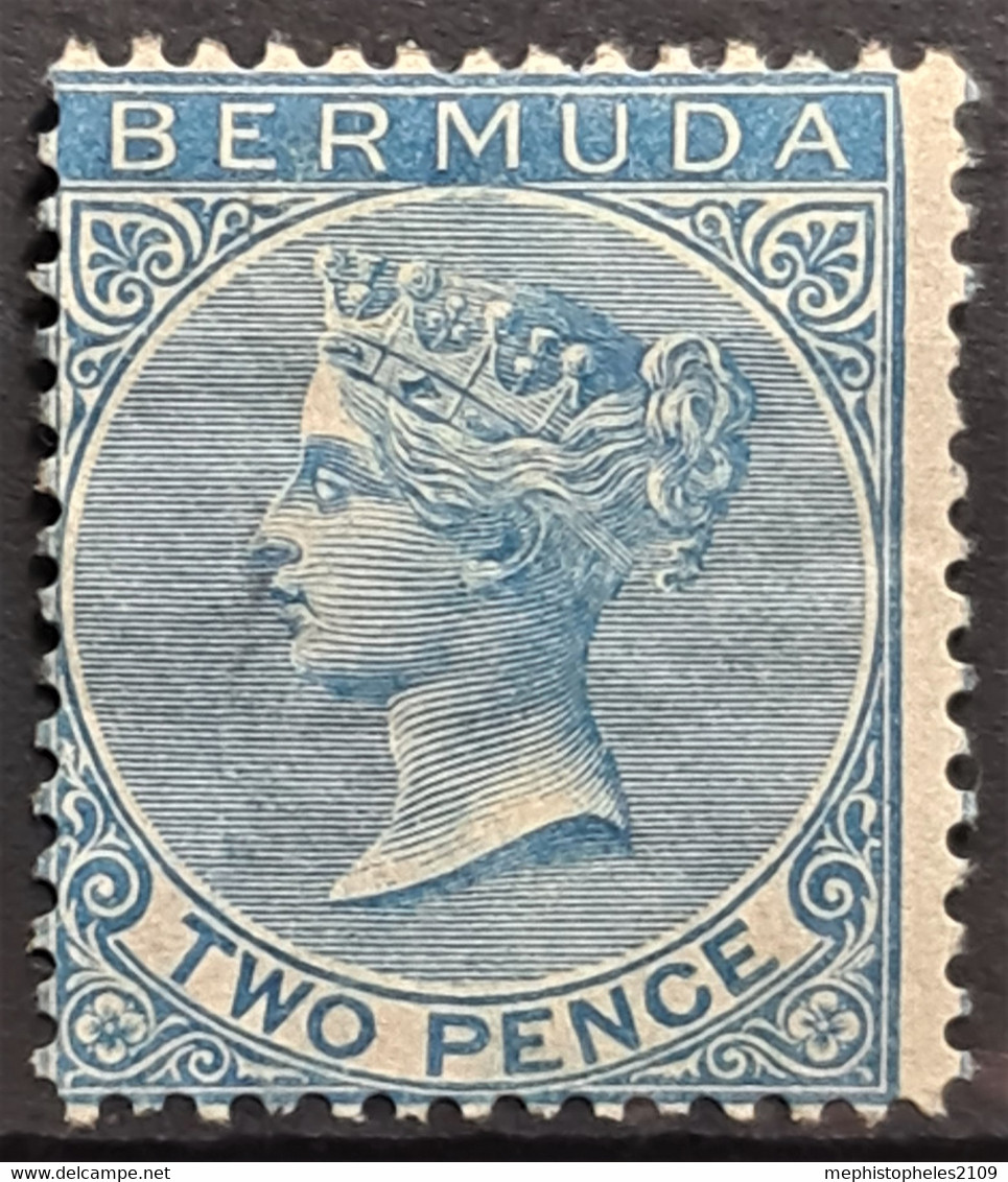 BERMUDA 1866 - MLH - Sc# 2 - 2d - Bermuda