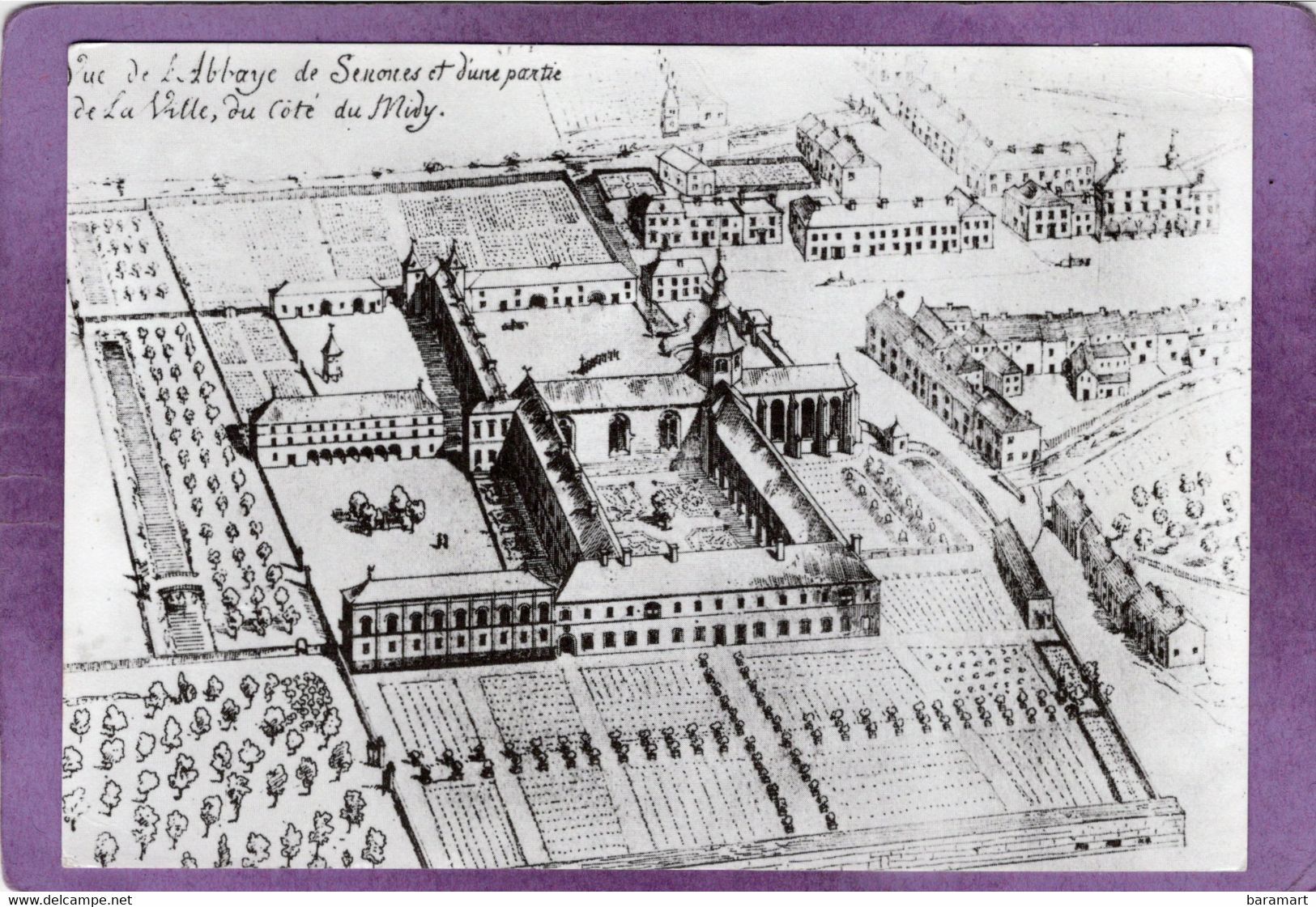 88 SENONES A TRAVERS LES AGES Vue De L'Abbaye En 1754 - Senones