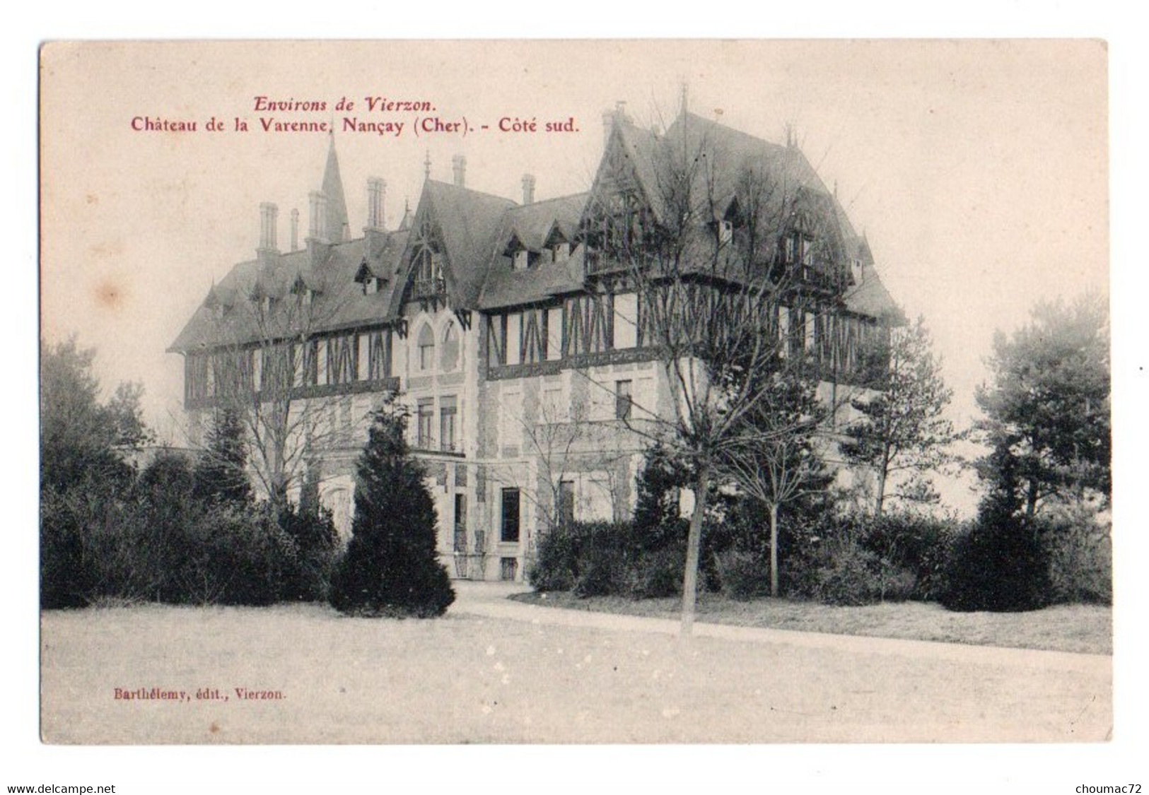 (18) 477, Nançay, Barthélemy, Château De La Varenne - Nançay