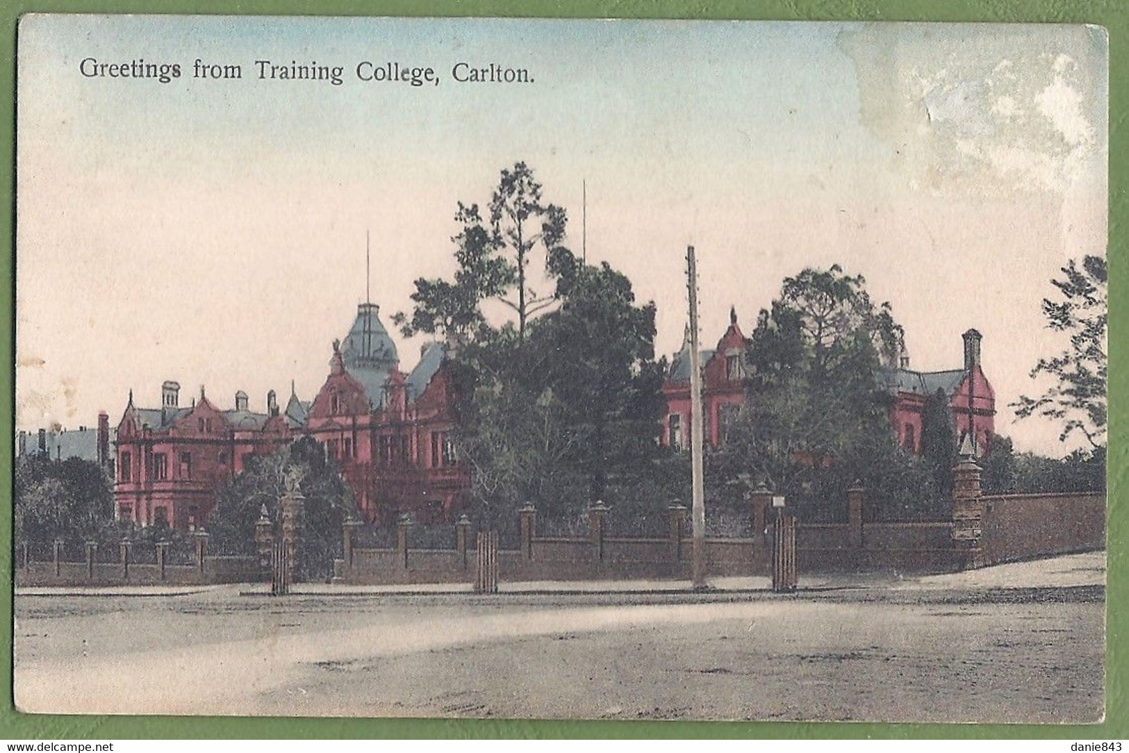 CPA  - AUSTRALIE - MELBOURNE - GREETINGS FROM TRAINING COLLEGE, CARLTON - Melbourne