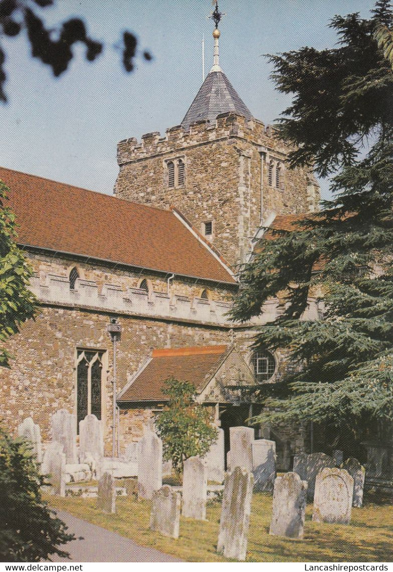 Postcard St Mary The Virgin Church Rye Sussex My Ref B25035 - Rye