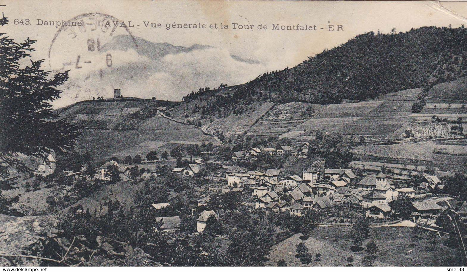 38 - Laval - Vue Générale Et La Tour De Montfalet - Laval