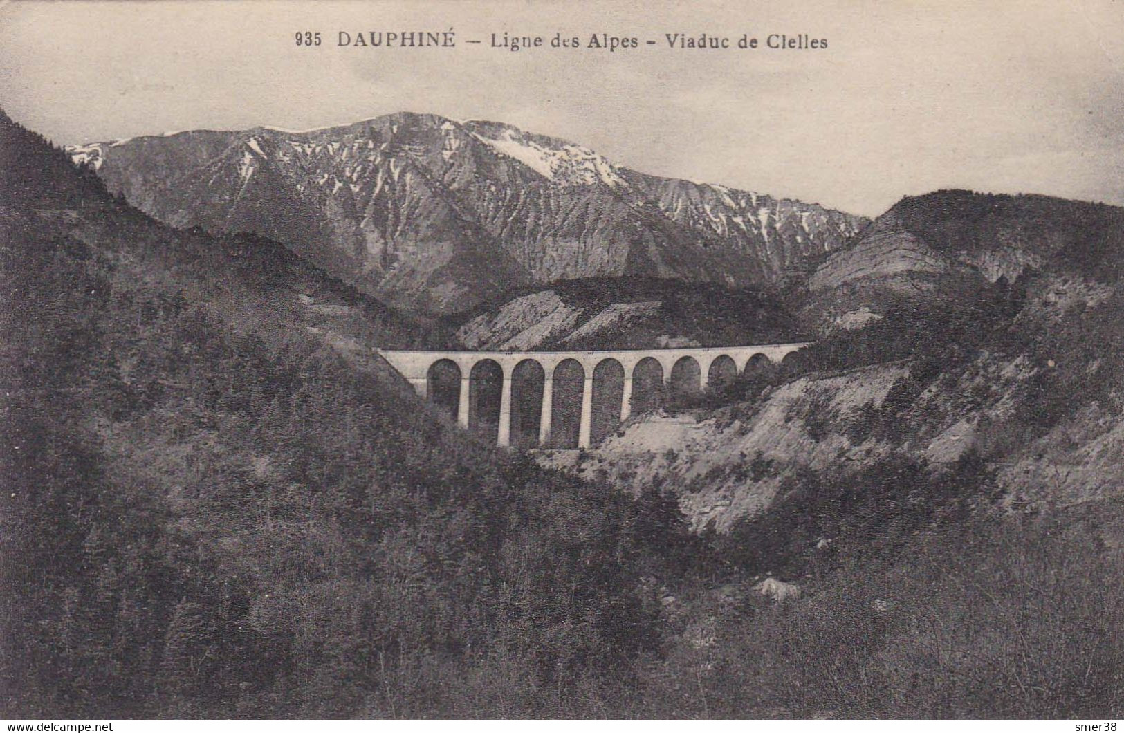 38 - Lignes Des Alpes - Viaduc De Clelles - Clelles