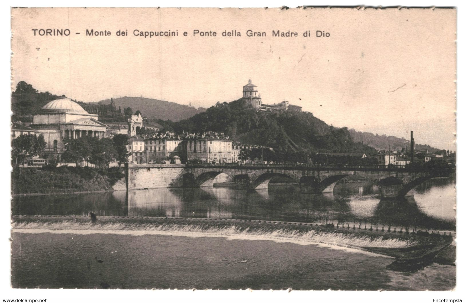 CPA - Carte Postale Italie Torino Monte Dei Cappuccini E Ponte Della Gran Madre Di Dio1919-VM36264 - Ponts