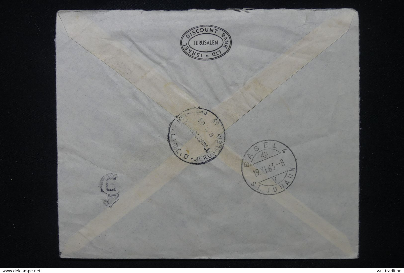ISRAËL  - Enveloppe Commerciale En Recommandé De Jérusalem Pour La Suisse En 1963  - L 105230 - Cartas & Documentos