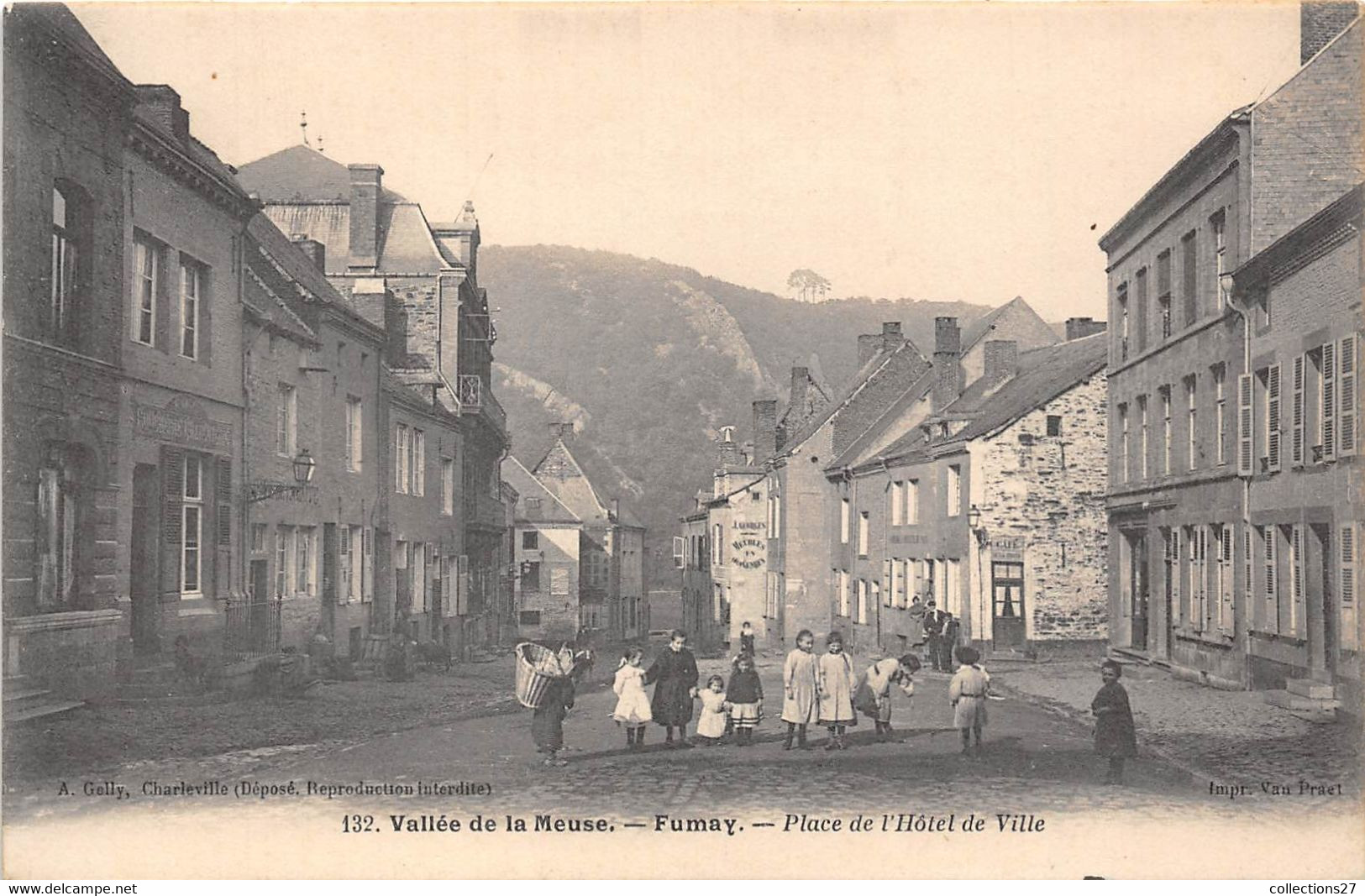 08-FUMAY- PLACE DE L'HÔTEL DE VILLE - Fumay