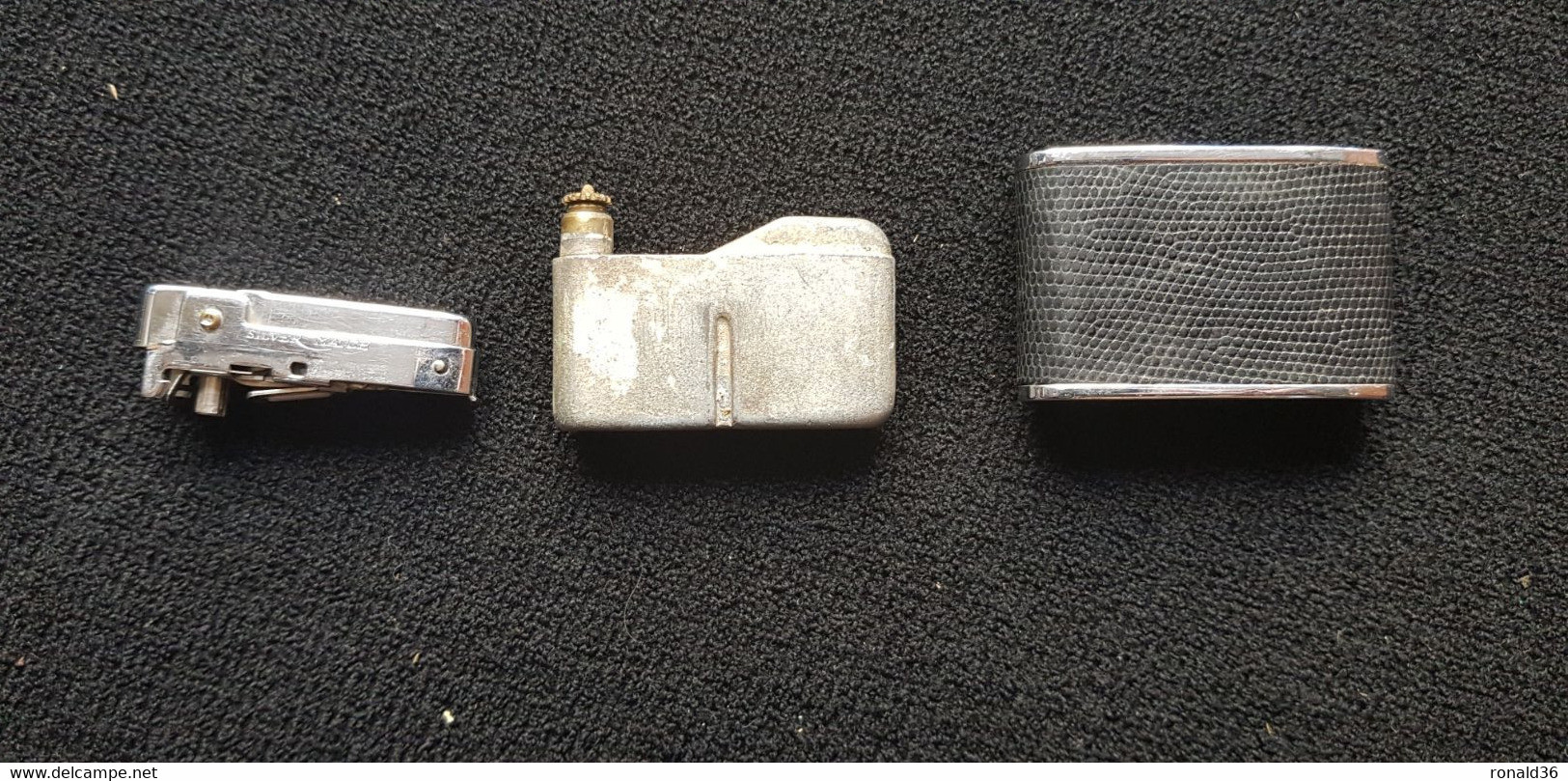 Briquet A Gaz A Réparer SILVER MATCH Compund Boite Notice Vendu à Etampes 91 Café Tabac P SEPTFONS Place Hotel De Ville - Autres & Non Classés