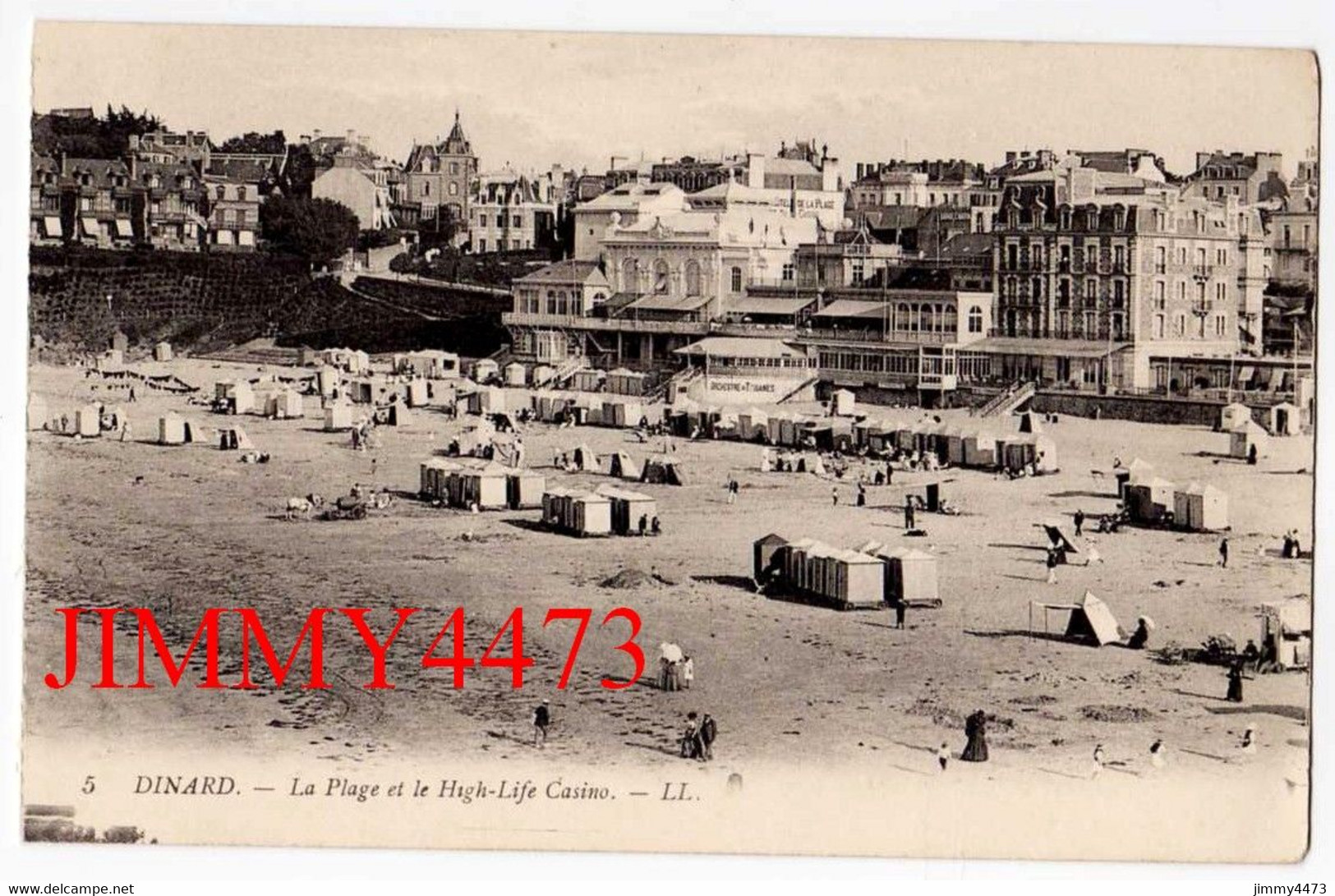 CPA - DINARD - La Plage Et Le High-Life Casino - 35 Ille Et Vilaine - N° 5 - L L - Dinard