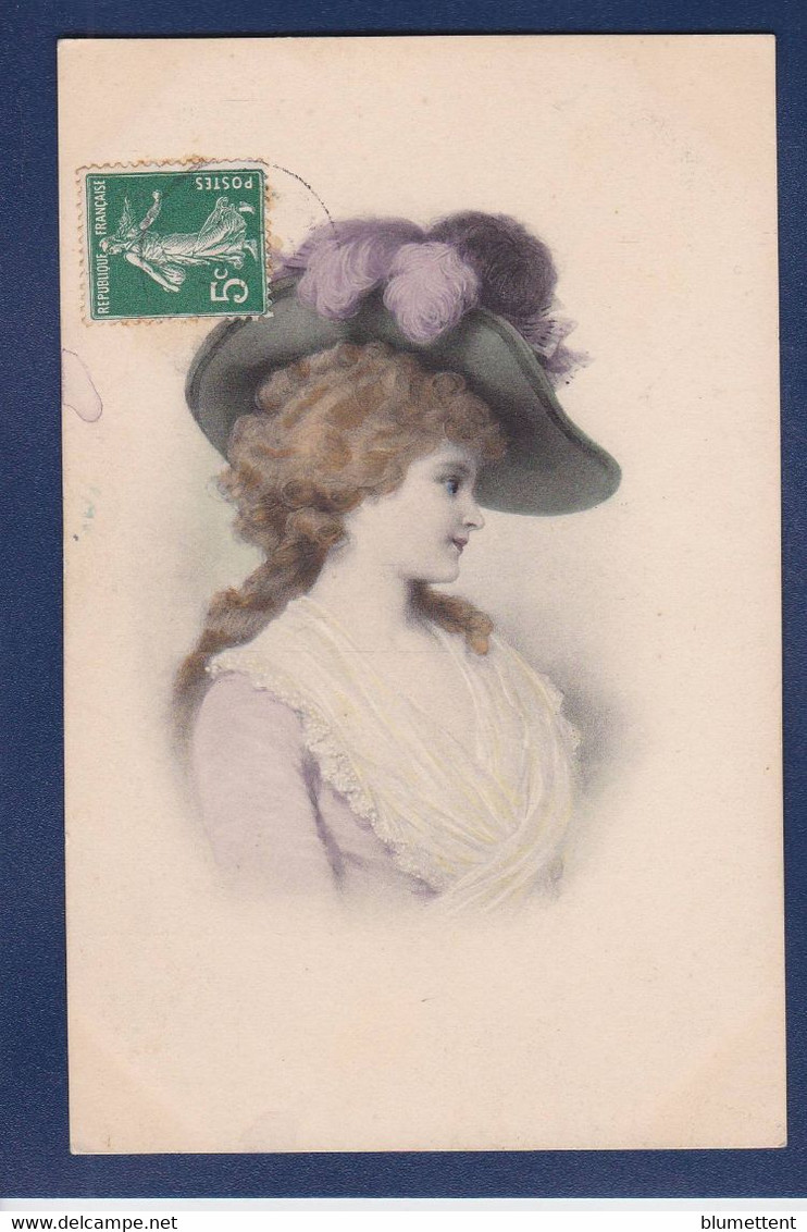 CPA Type Vienne Portrait Femme Woman Glamour Viennoise Art Nouveau Circulé - Vienne