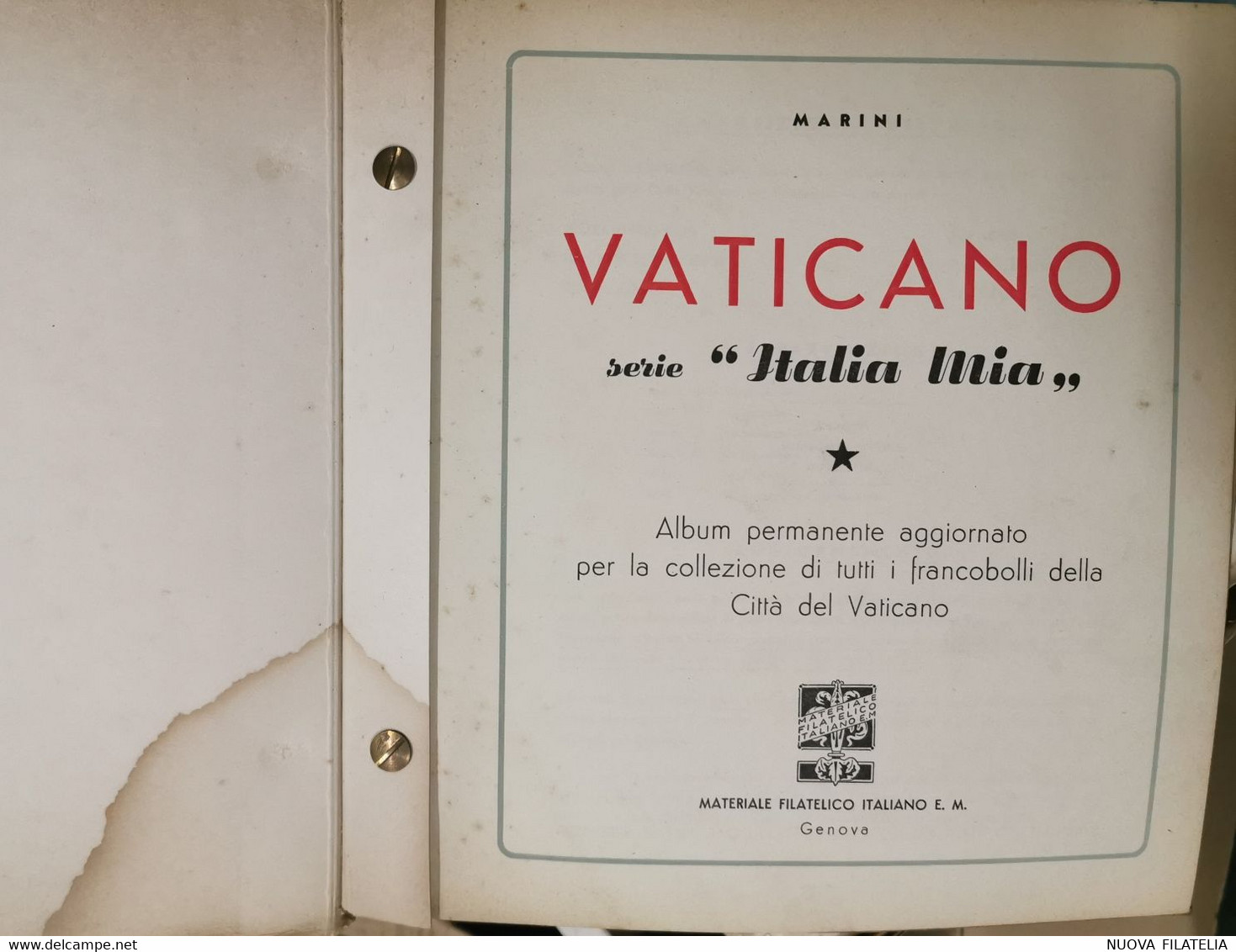 ITALIA MIA: VATICANO - Kisten Für Briefmarken