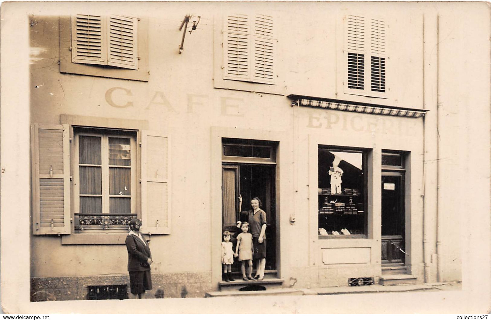 CAFE-EPICERIE- CARTE-PHOTO A SITUER - Cafes