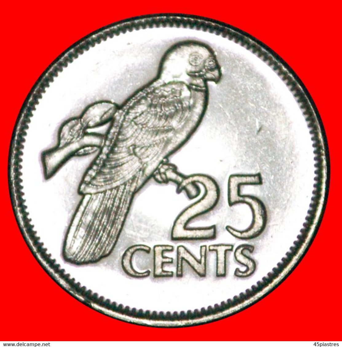 * SOUTH AFRICA (1993-2012): SEYCHELLES ★ 25 CENTS 2012 MINT LUSTRE! LOW START ★ NO RESERVE! - Seychelles