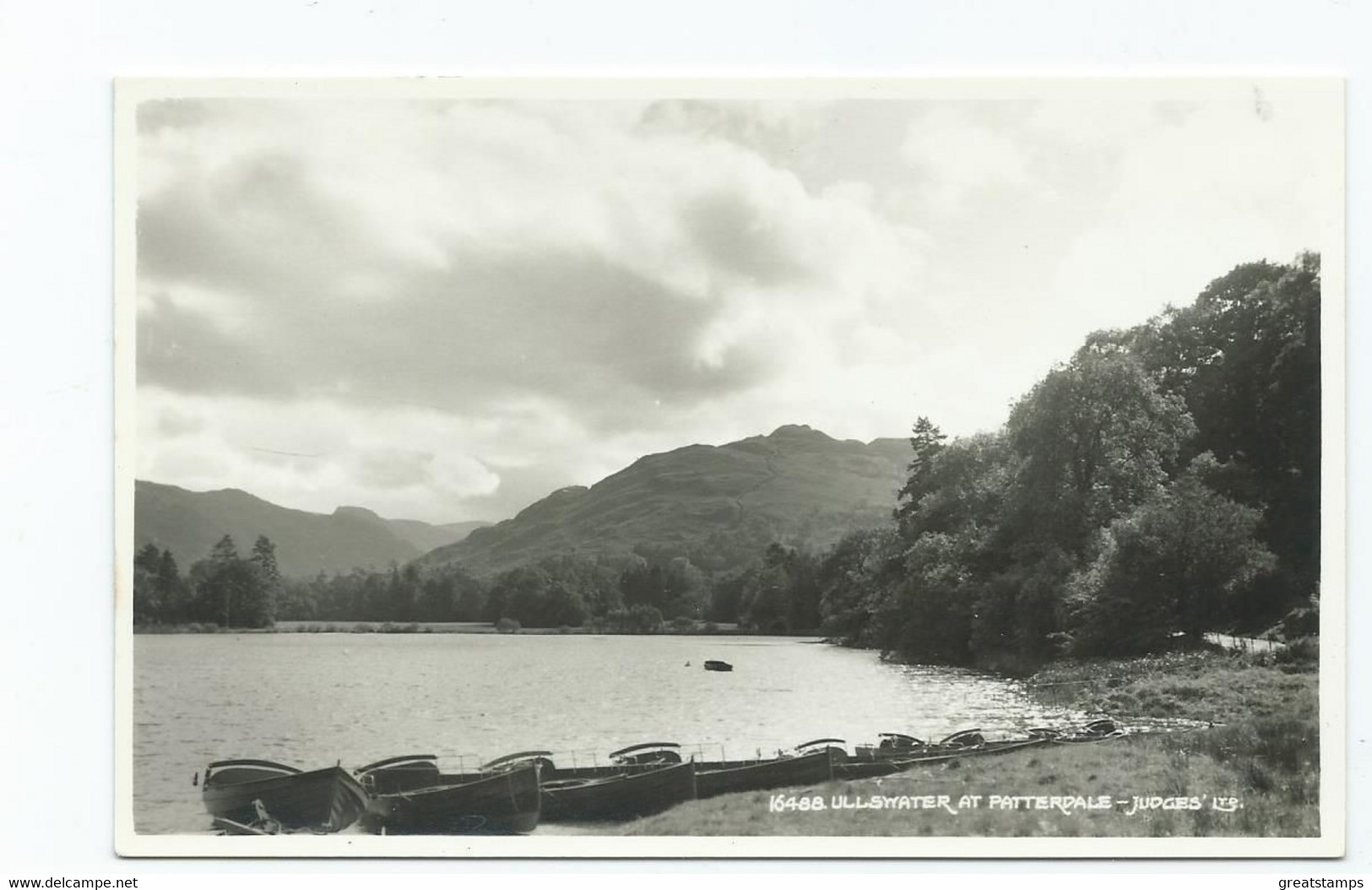 Postcard Cumbria Ullswater At Patterdale Judges Rp Unused - Patterdale