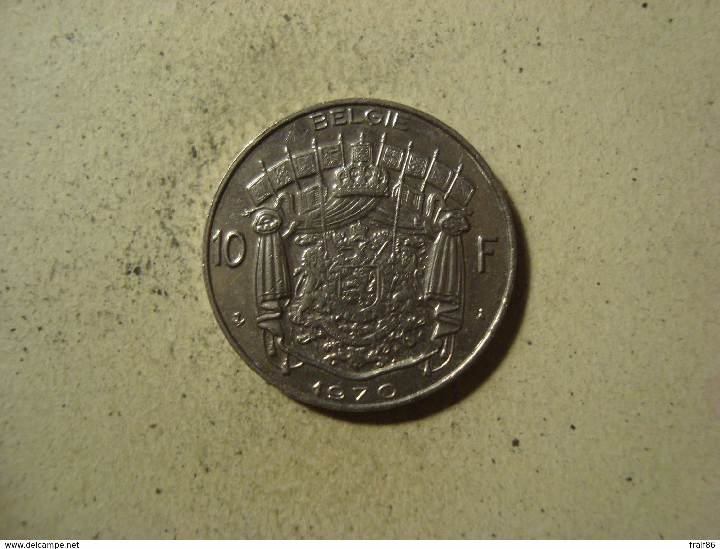 MONNAIE BELGIQUE 10 FRANCS 1970 ( En Néerlandais ) - 10 Francs