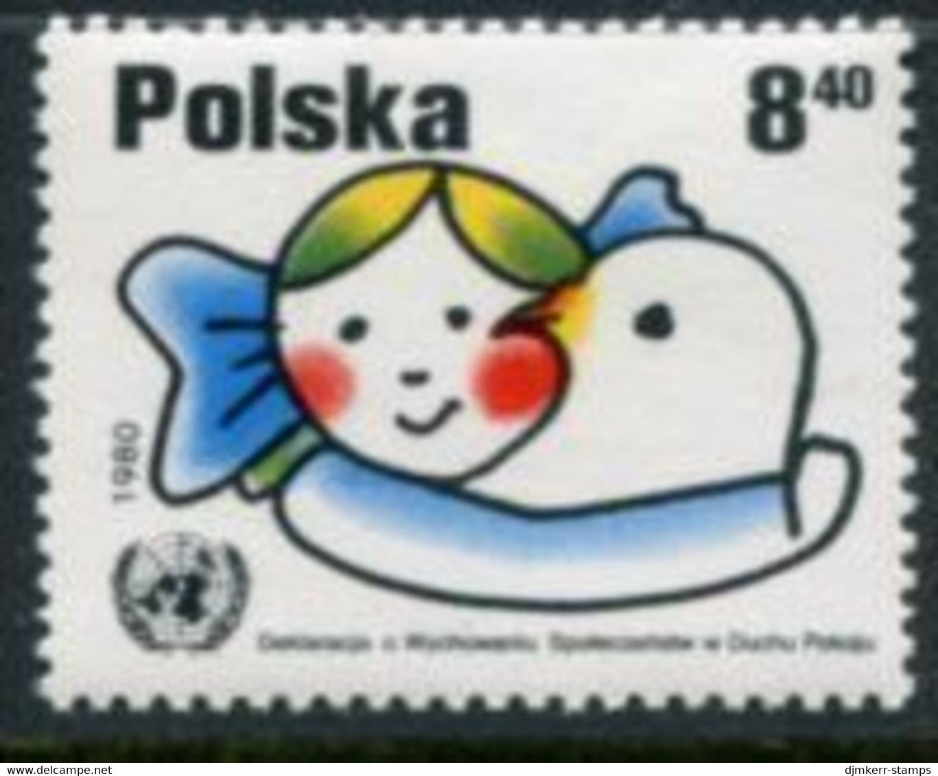 POLAND 1980 UNO Peace Declaration MNH / **.  Michel 2719 - Nuevos