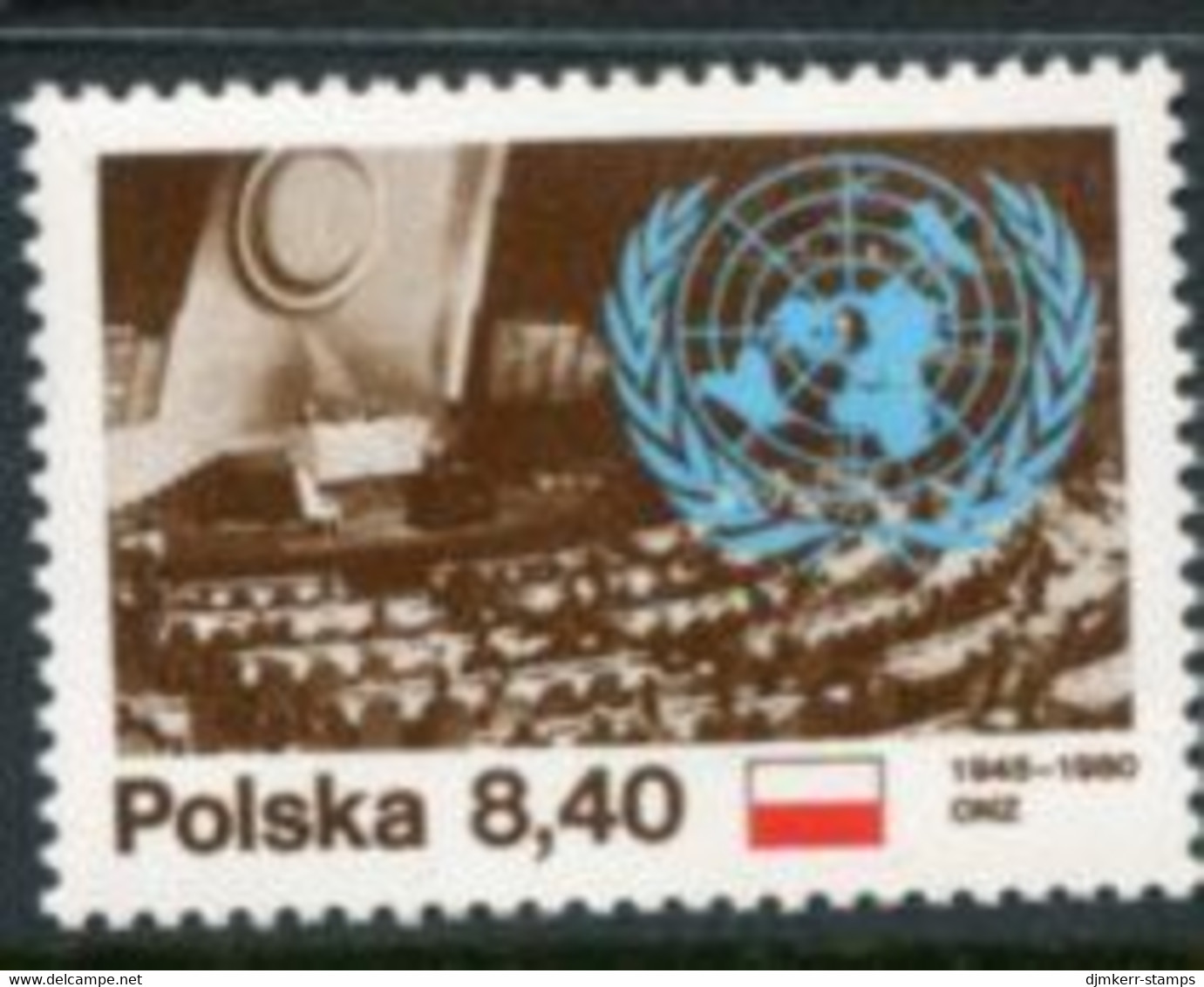 POLAND 1980 UNO Anniversary MNH / **.  Michel 2713 - Nuevos