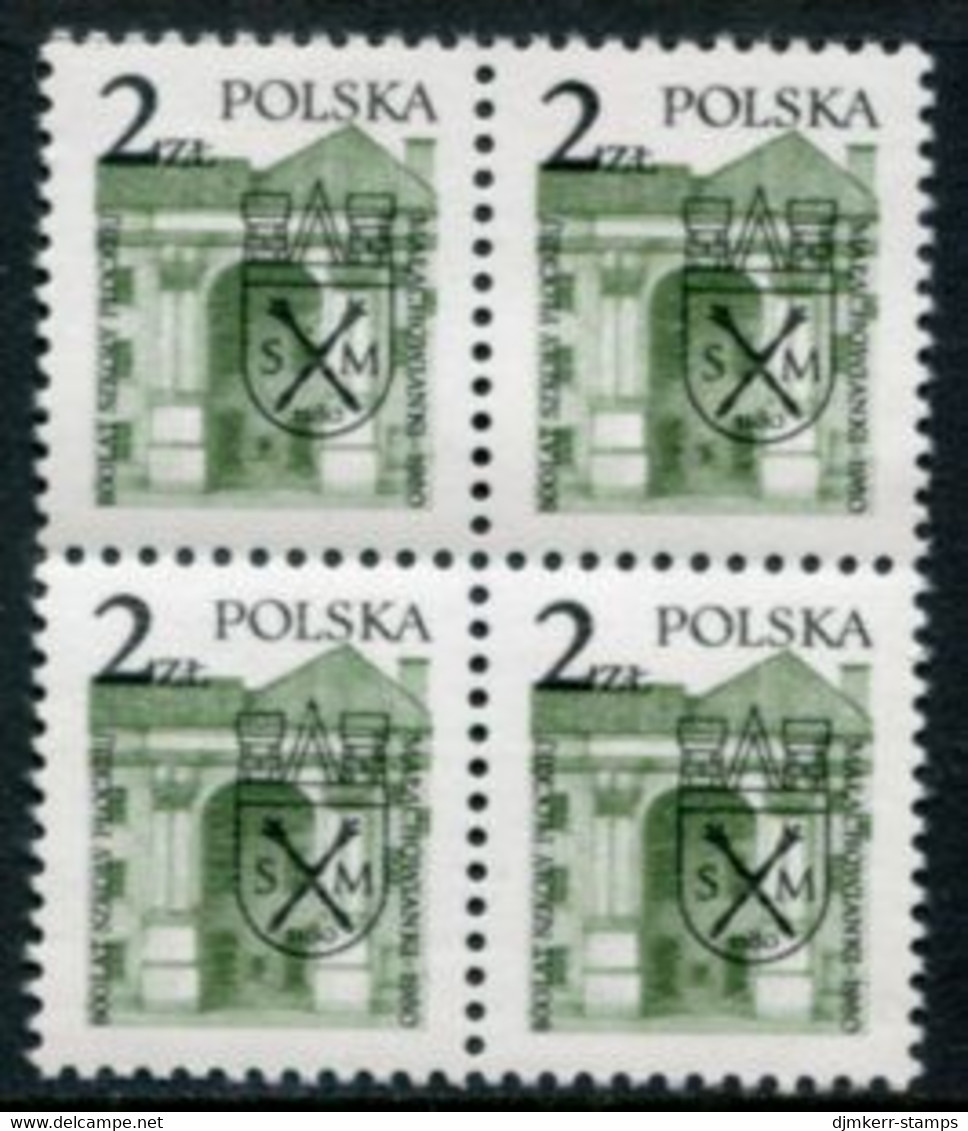 POLAND 1980 Malachowianka Academy Block Of 4 MNH / **.  Michel 2692 - Nuovi
