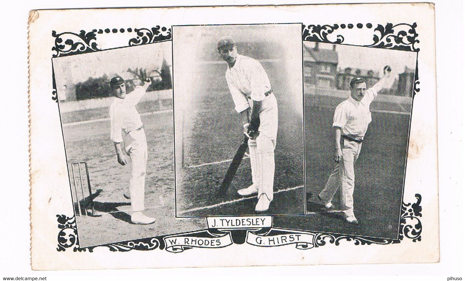 SPORT-104   CRICKET : Rhodes / Tyldesley / Hirst 1904 - Cricket