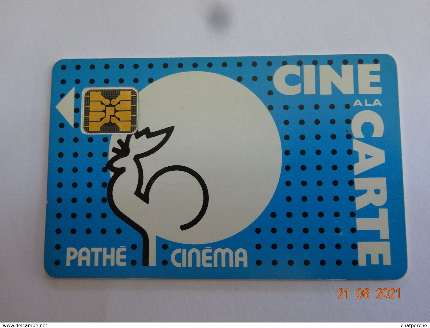 CINECARTE CARTE A PUCE CARD CHIP CARTE CINÉMA COQ PATHE - Kinokarten