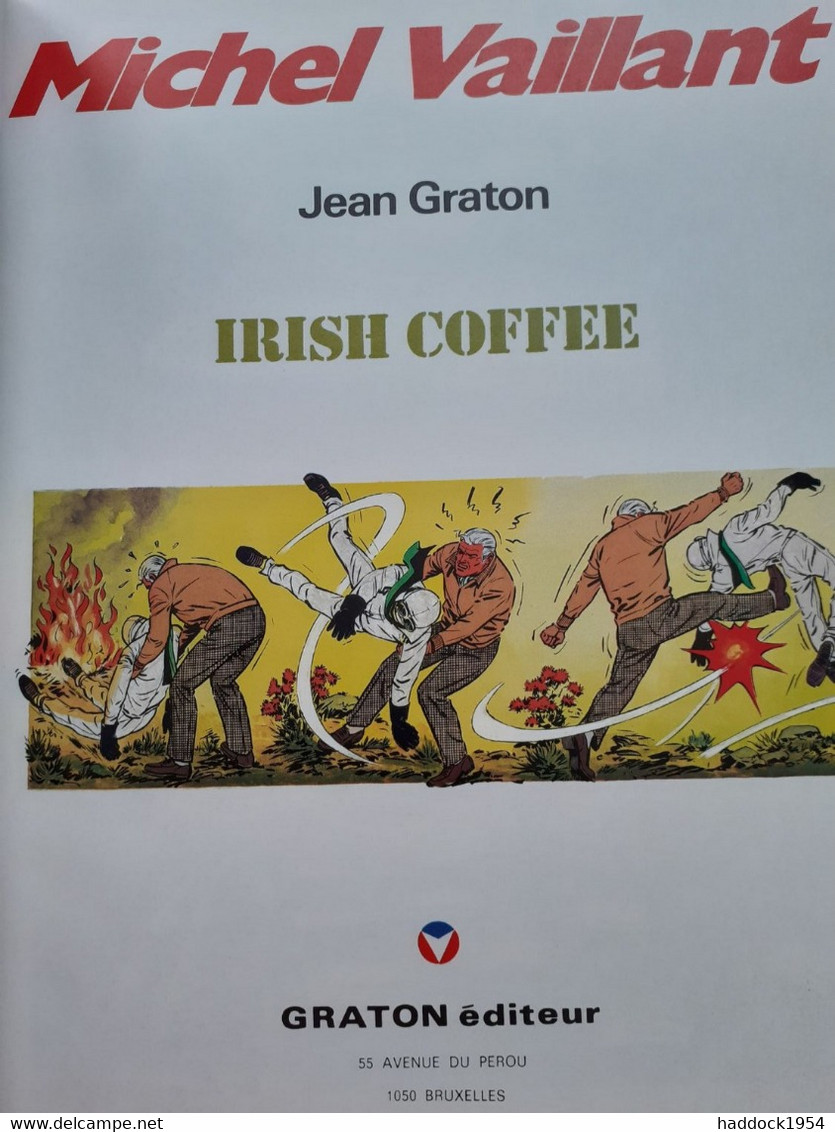 Irish Coffee JEAN GRATON Graton éditeur 1986 - Michel Vaillant