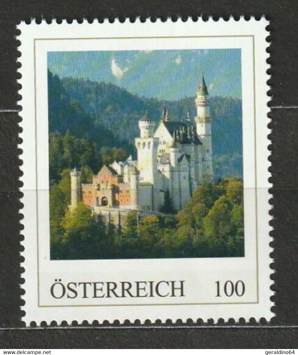 Österreich Personalisierte BM Reise Durch Deutschland Schloss Neuschwanstein ** Postfrisch - Personnalized Stamps